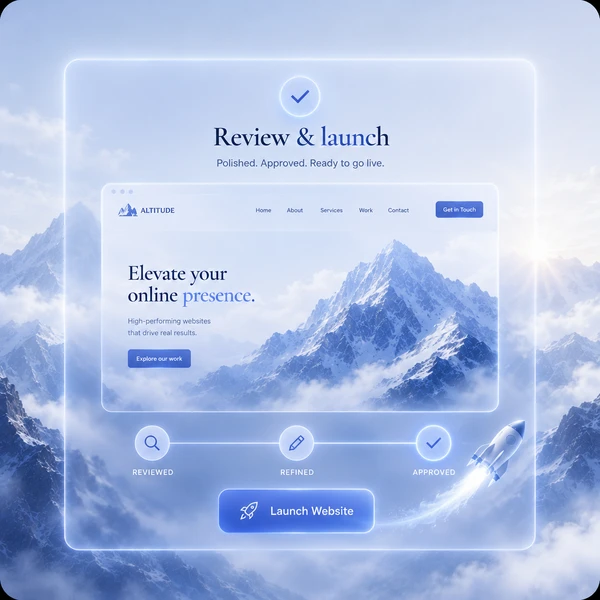 Review & launch
