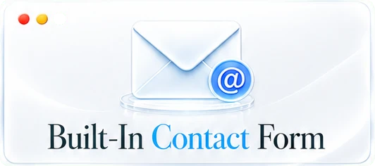 Built-In Contact Form